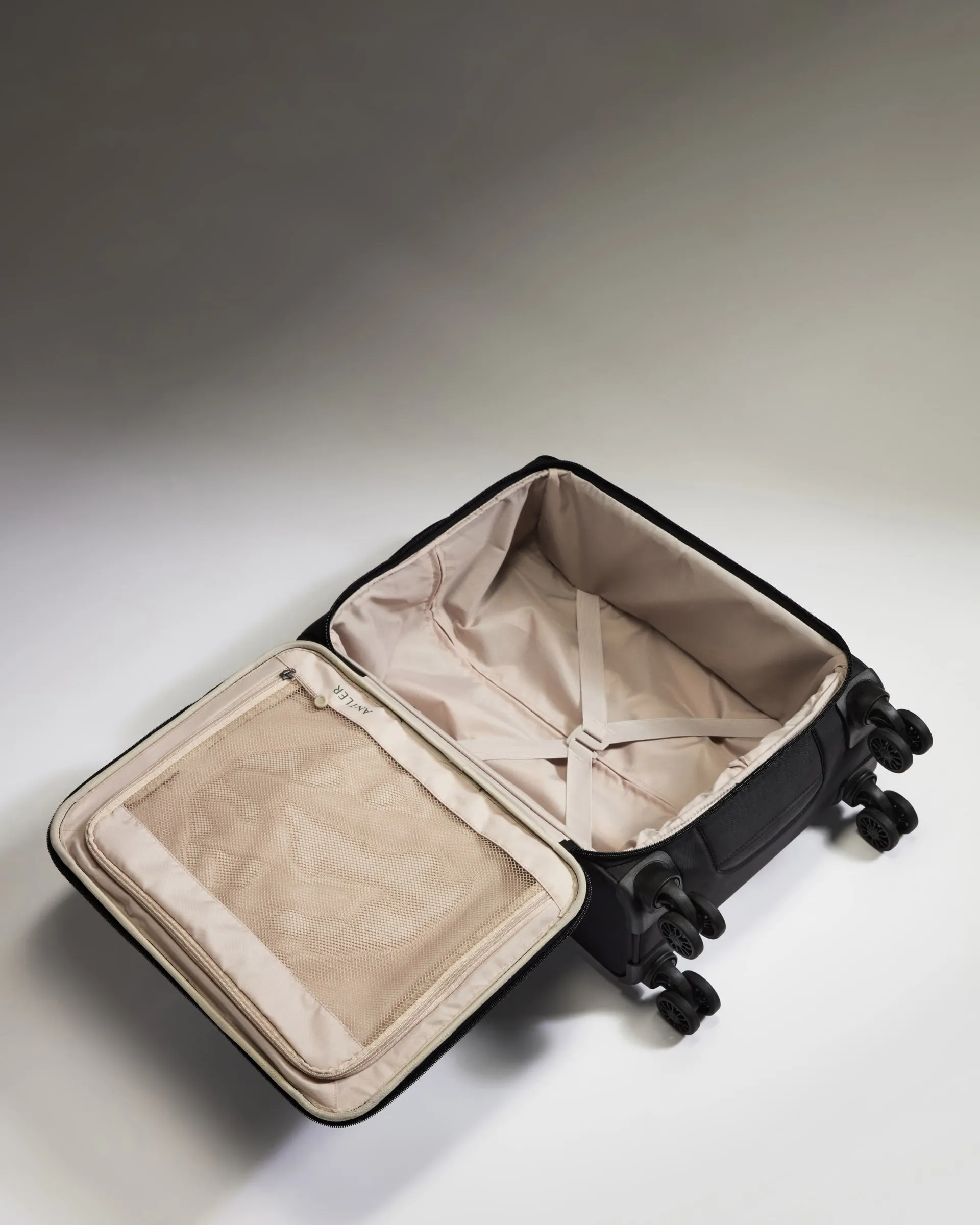 Lightest Expandable Carry-on Luggage in Black - Soft Stripe 2.0 sold by Antler product image thumbnail 3