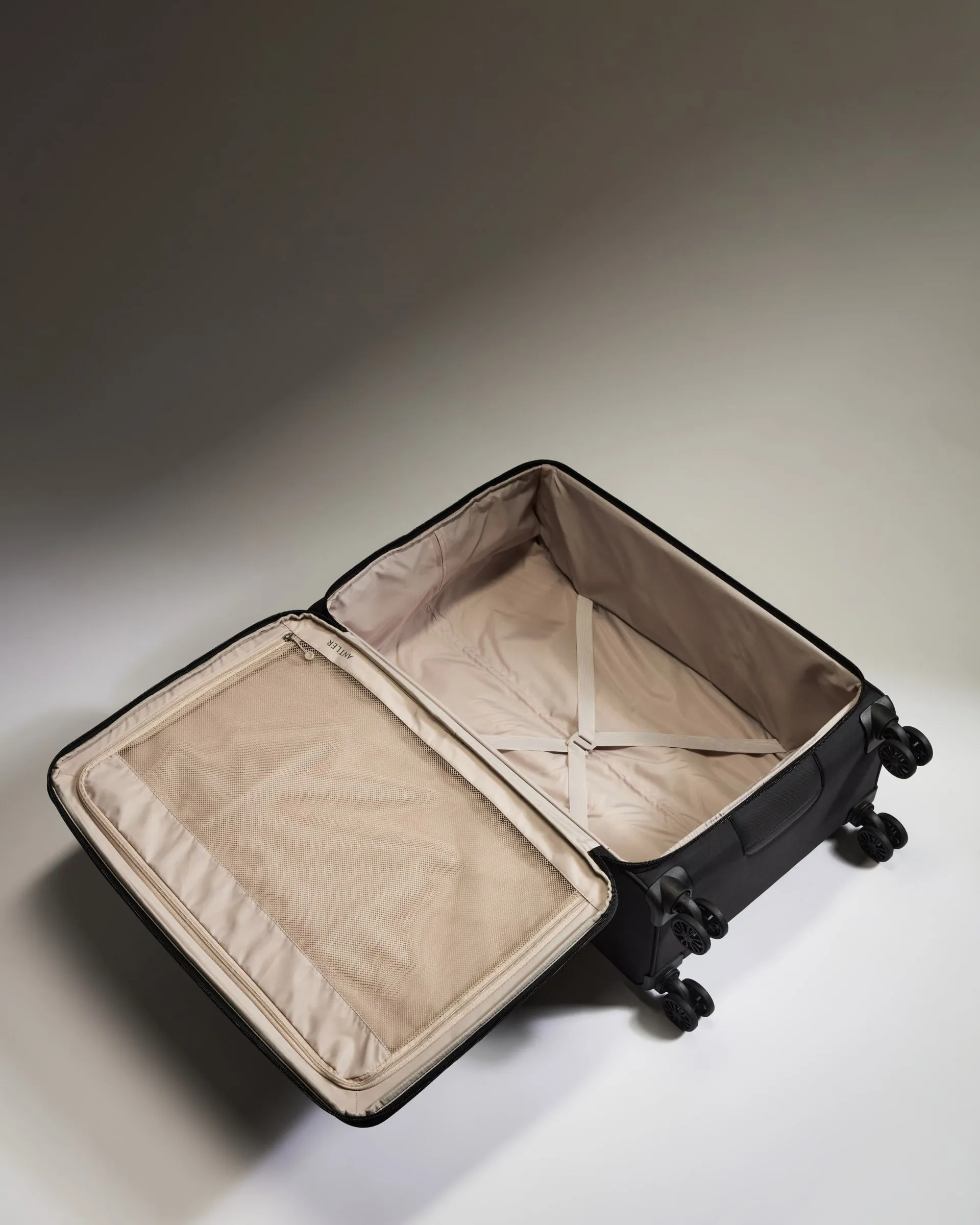 Lightest Large Luggage in Black - Soft Stripe 2.0 sold by Antler product image thumbnail 3