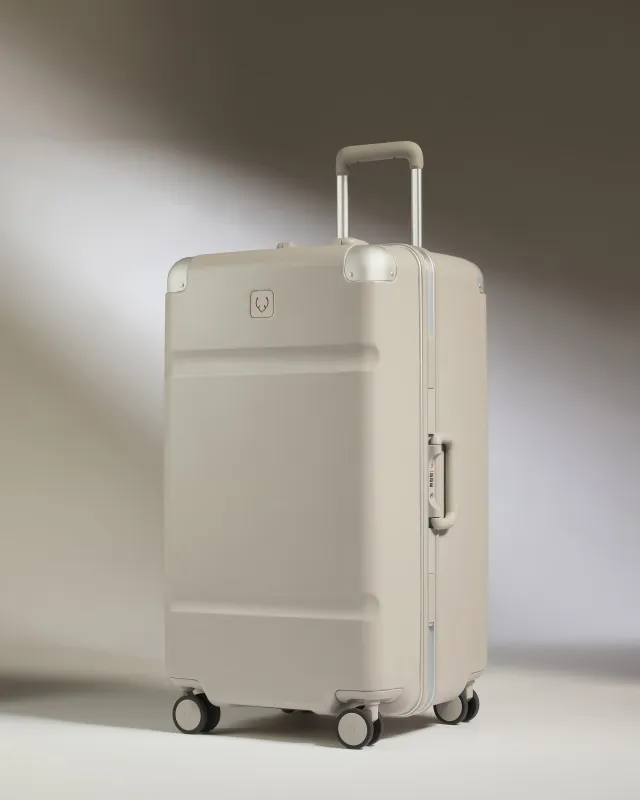 Trunk Luggage in Sandstone - Heritage Stripe sold by Antler