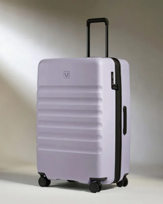 Large Luggage in Meadow Purple - Icon Stripe sold by Antler