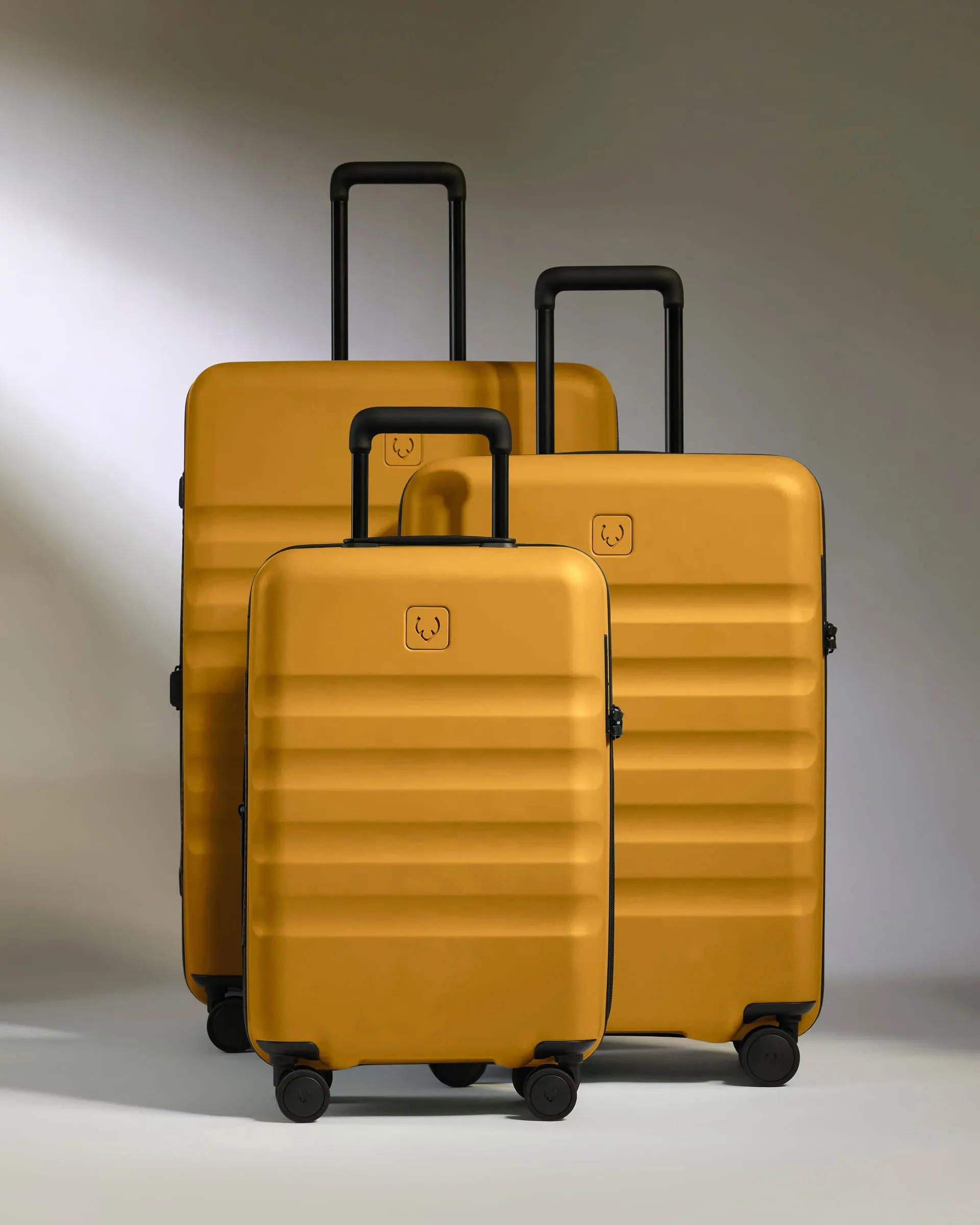 Expandable Carry-on Luggage Set in Mustard Yellow - Icon Stripe sold by Antler product image thumbnail 2