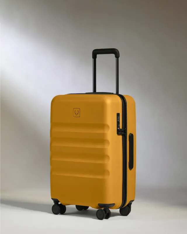 Large Carry-on Luggage in Mustard Yellow - Icon Stripe sold by Antler