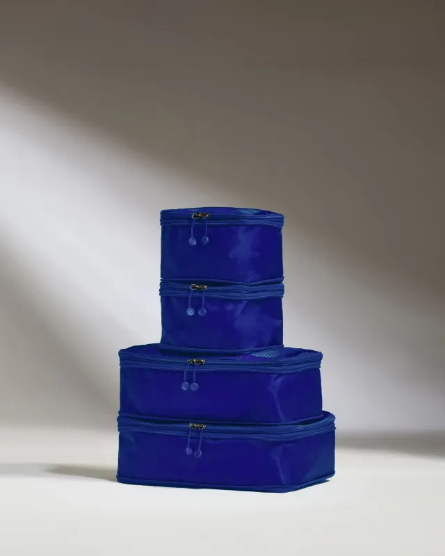 Packing Cubes in Cobalt Blue - Set of 4 sold by Antler