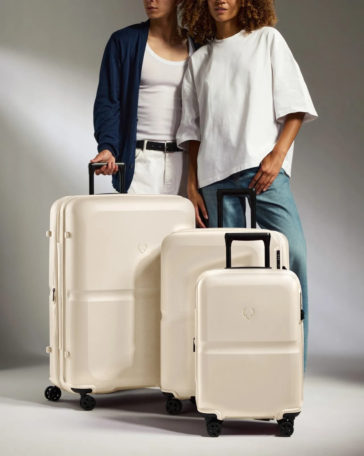 Expandable Carry-on Luggage Set in Wheat Beige - Single Stripe sold by Antler product image thumbnail 2