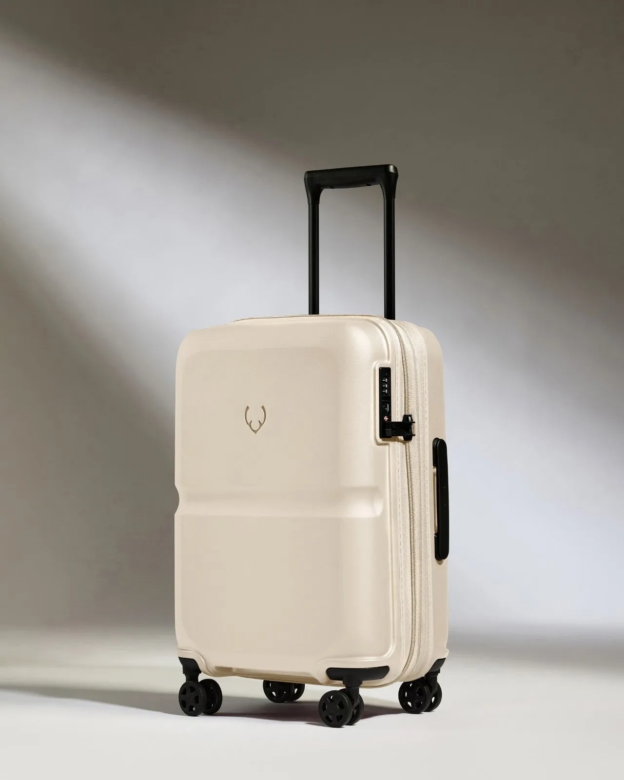 Expandable Carry-on Luggage in Wheat Beige - Single Stripe sold by Antler