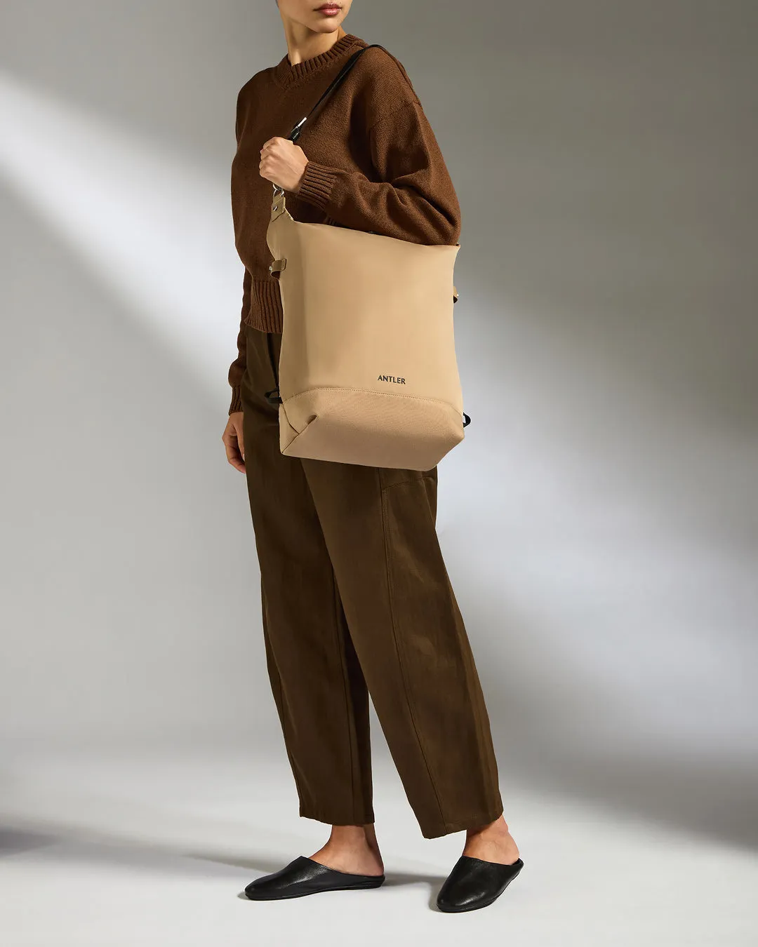 Icon 2-in-1 Tote Backpack in Sand sold by Antler product image thumbnail 3