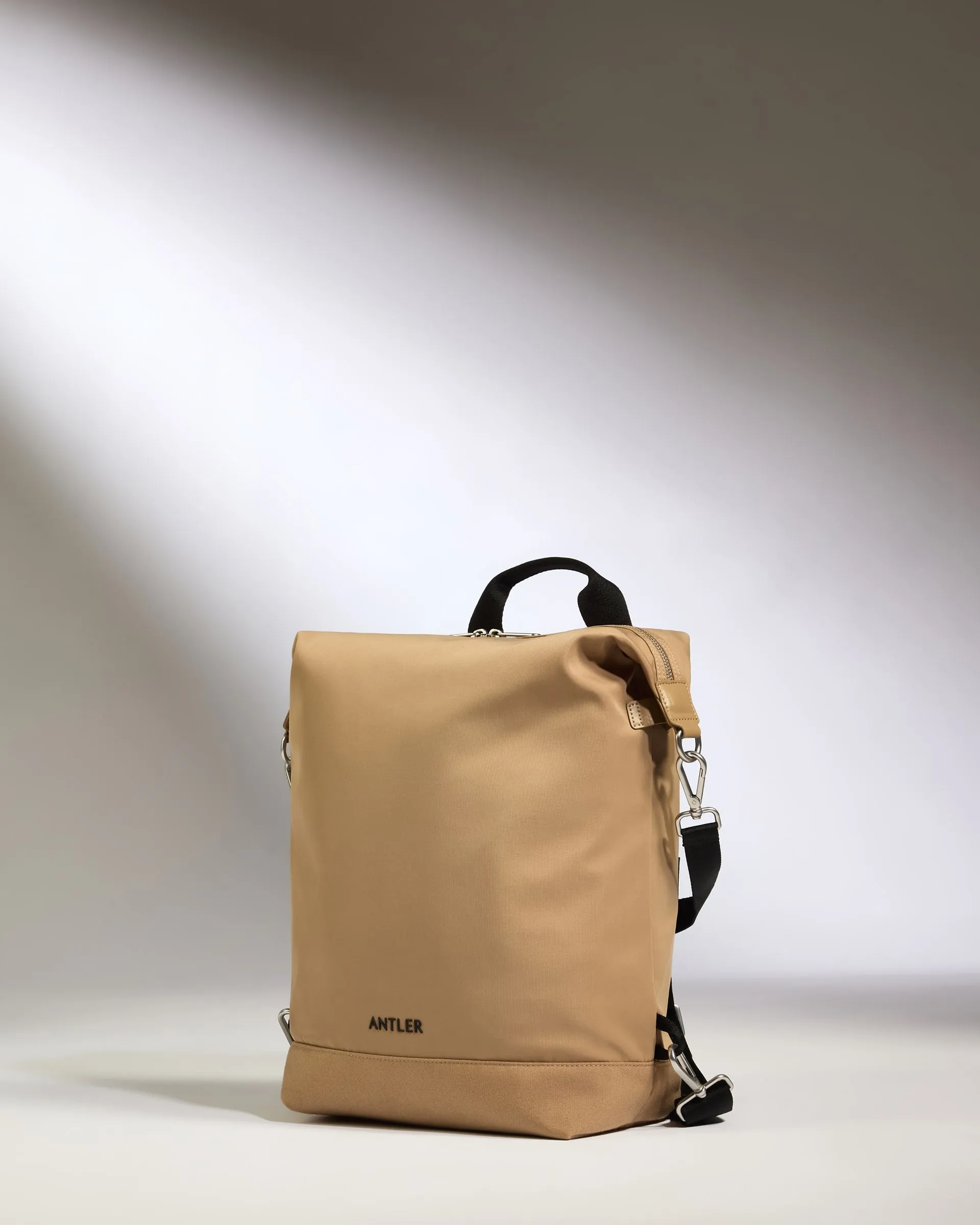 Icon 2-in-1 Tote Backpack in Sand sold by Antler