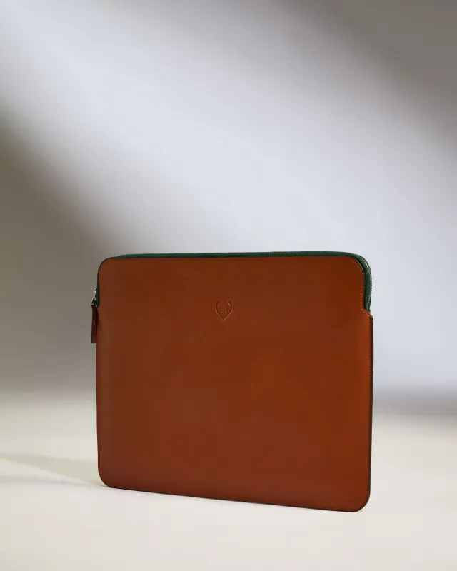 Laptop & Document Case in Tan Leather - 1914 Collection sold by Antler