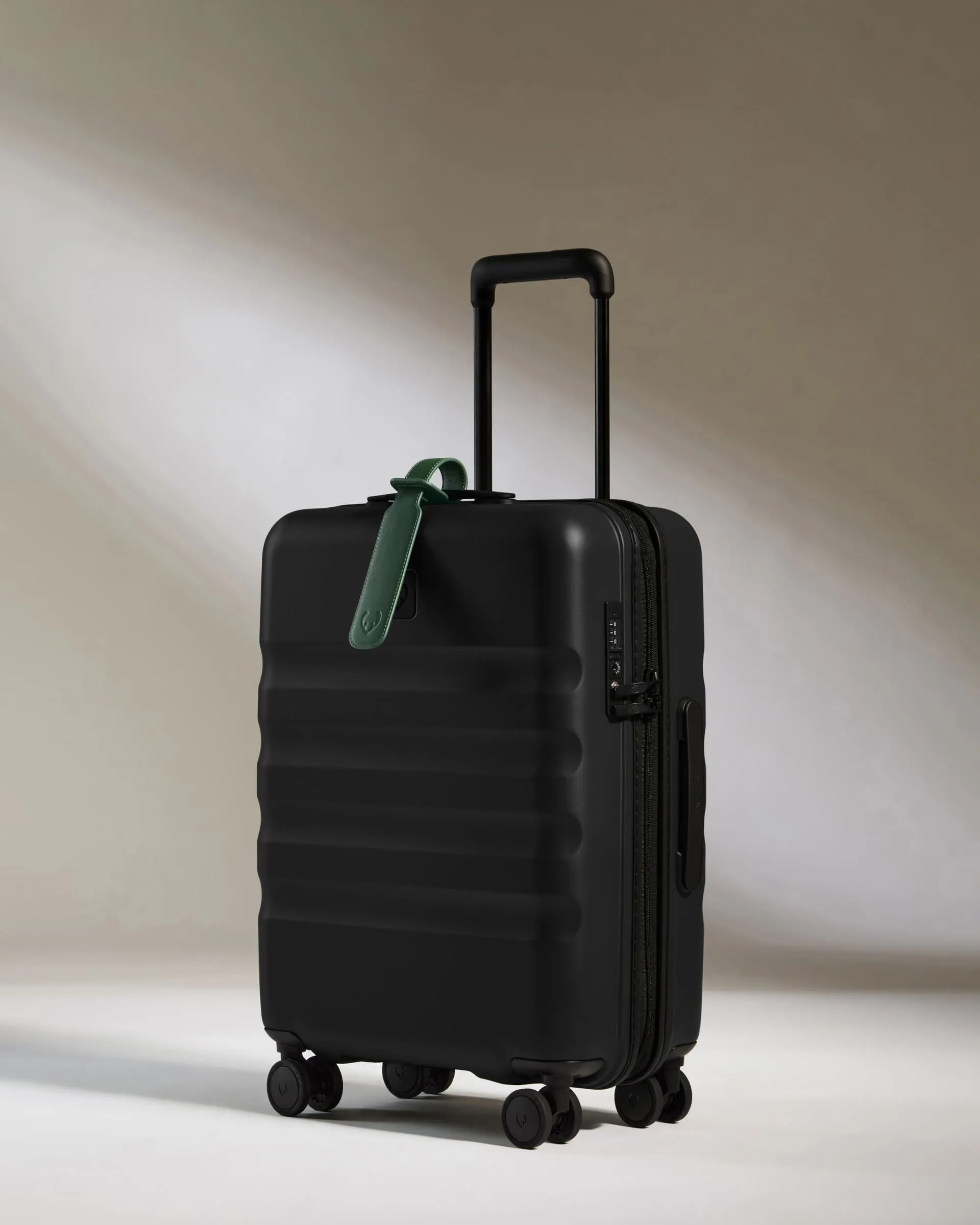 Luggage Tag in Green Leather - 1914 Collection sold by Antler product image thumbnail 2