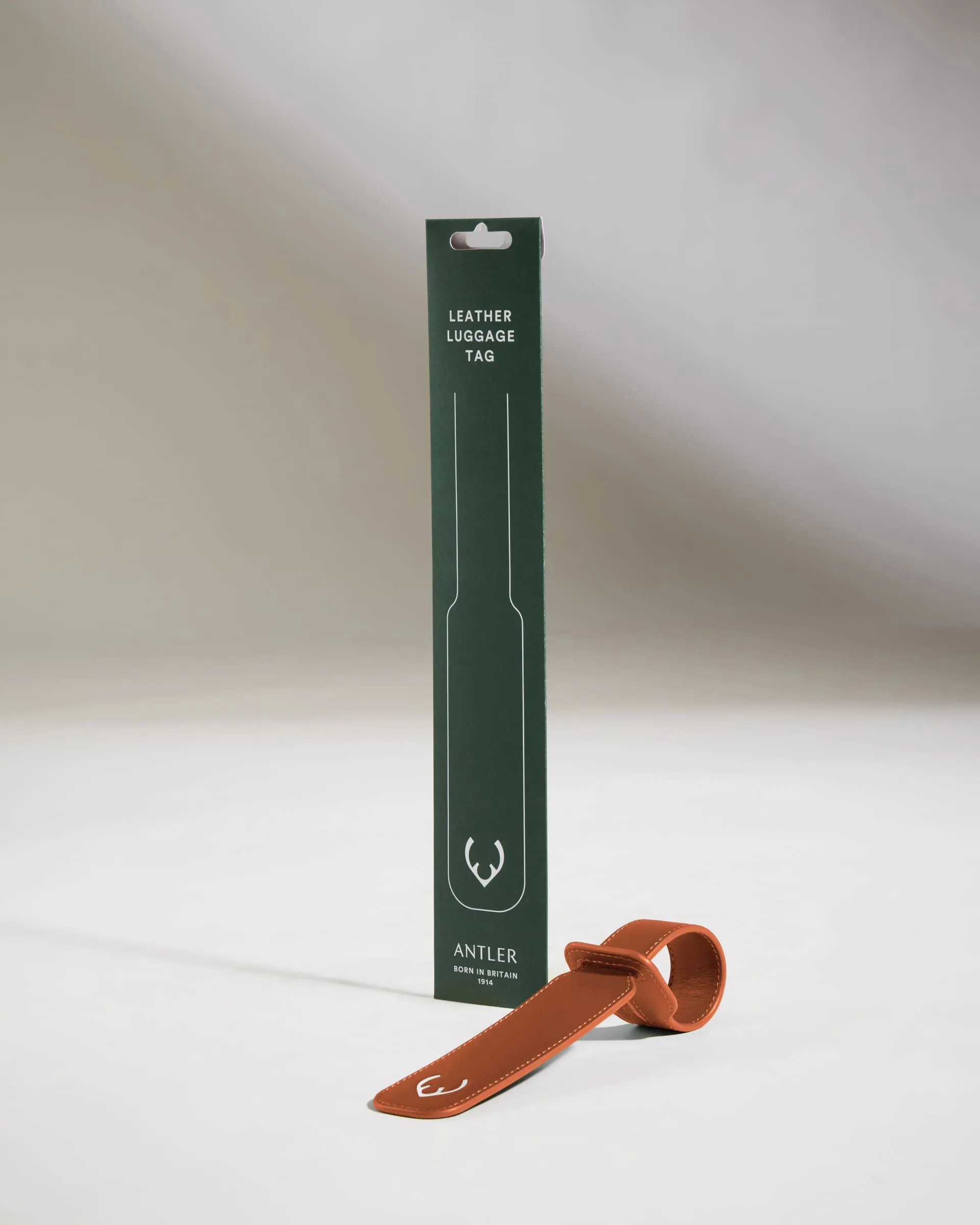 Luggage Tag in Tan Leather - 1914 Collection sold by Antler product image thumbnail 4