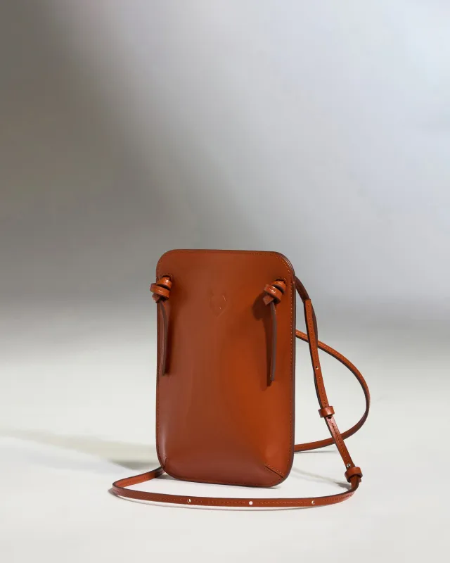 Crossbody Bag in Tan Leather - Heritage Collection sold by Antler