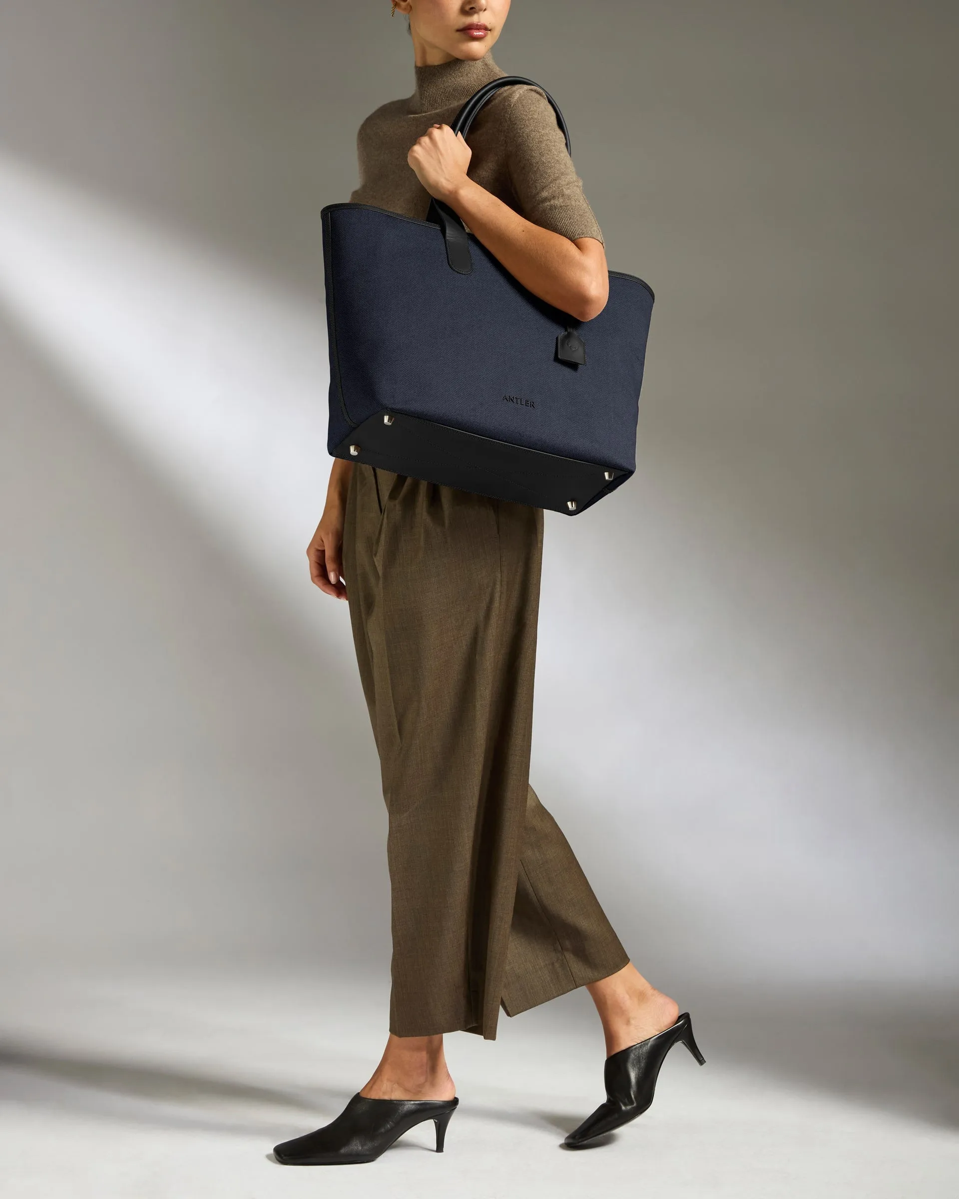 Heritage Tote Bag in Navy sold by Antler product image thumbnail 3