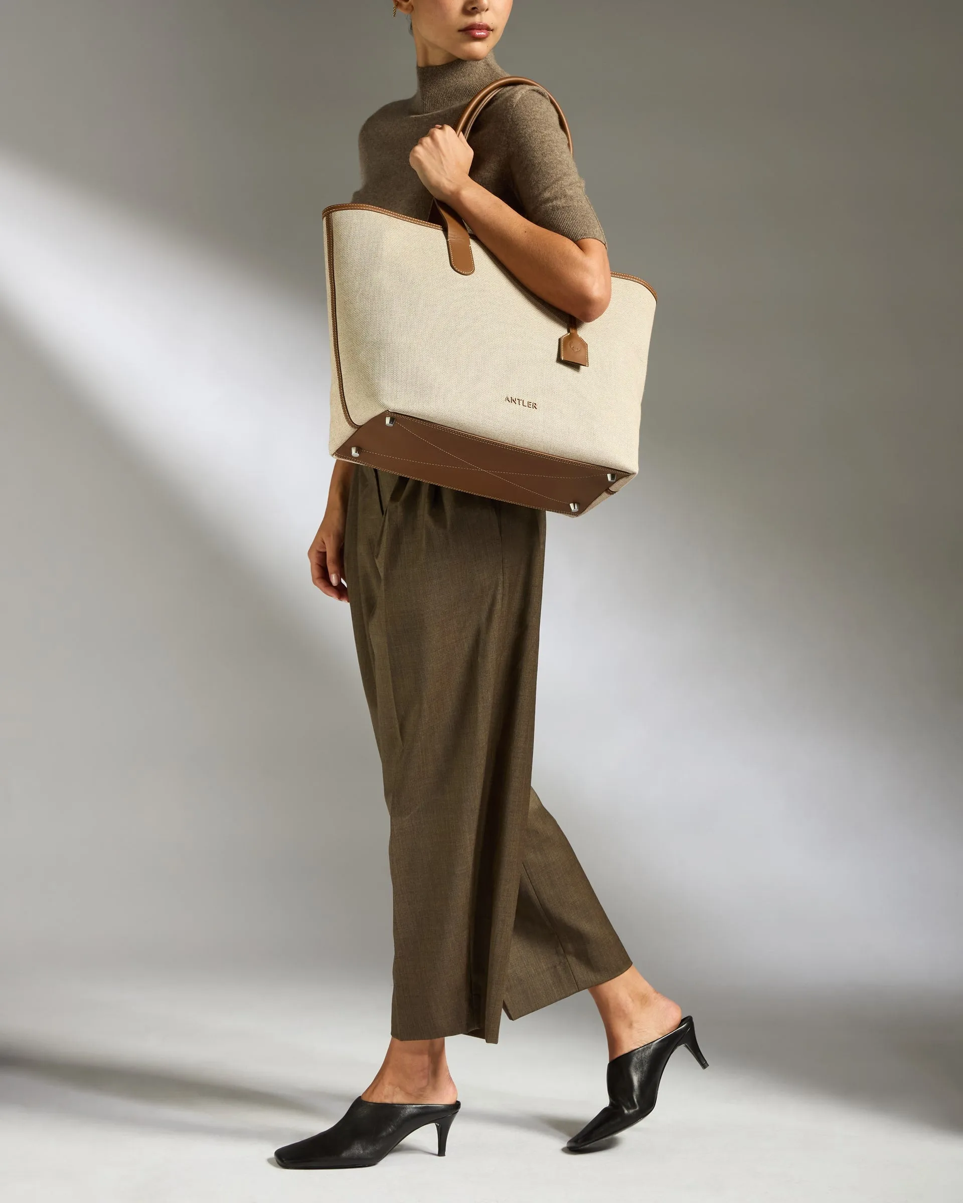 Heritage Tote Bag in Natural sold by Antler product image thumbnail 2