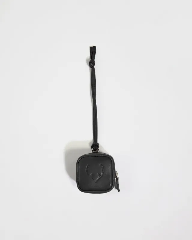 Heritage Leather AirPods Case in Black sold by Antler