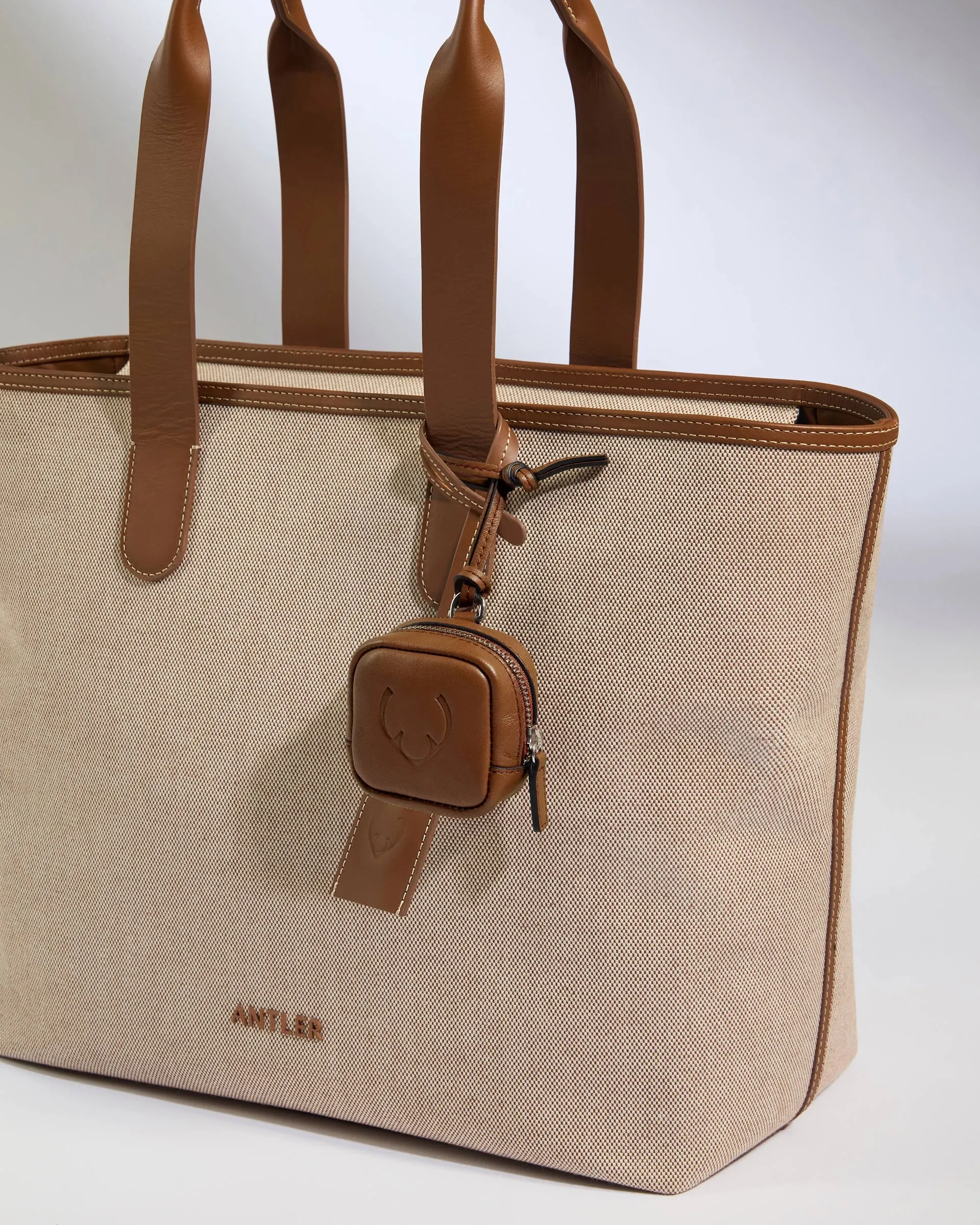 Heritage Leather AirPods Case in Tan sold by Antler product image thumbnail 3