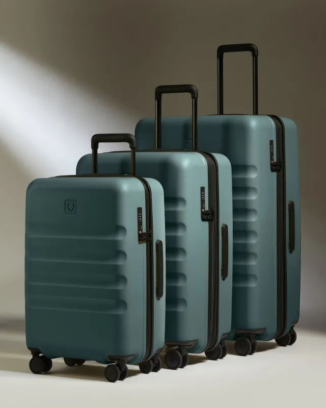 Large Carry-on Luggage Set in Glade Blue - Icon Stripe sold by Antler