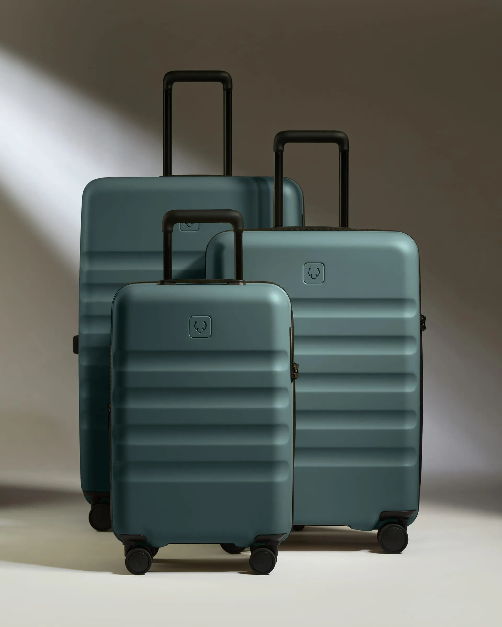 Expandable Carry-on Luggage Set in Glade Blue - Icon Stripe sold by Antler product image thumbnail 3