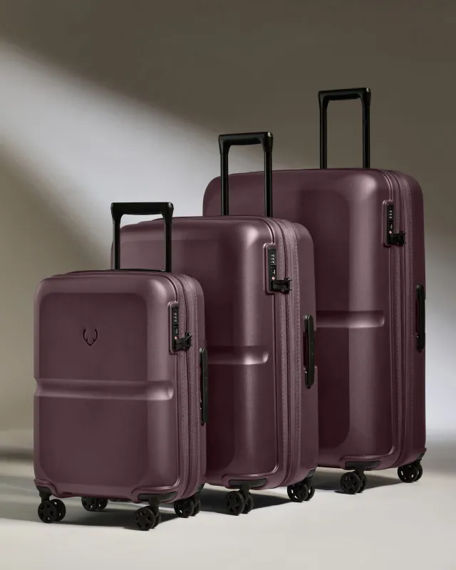 Expandable Carry-on Luggage Set in Lagoon Purple - Single Stripe sold by Antler