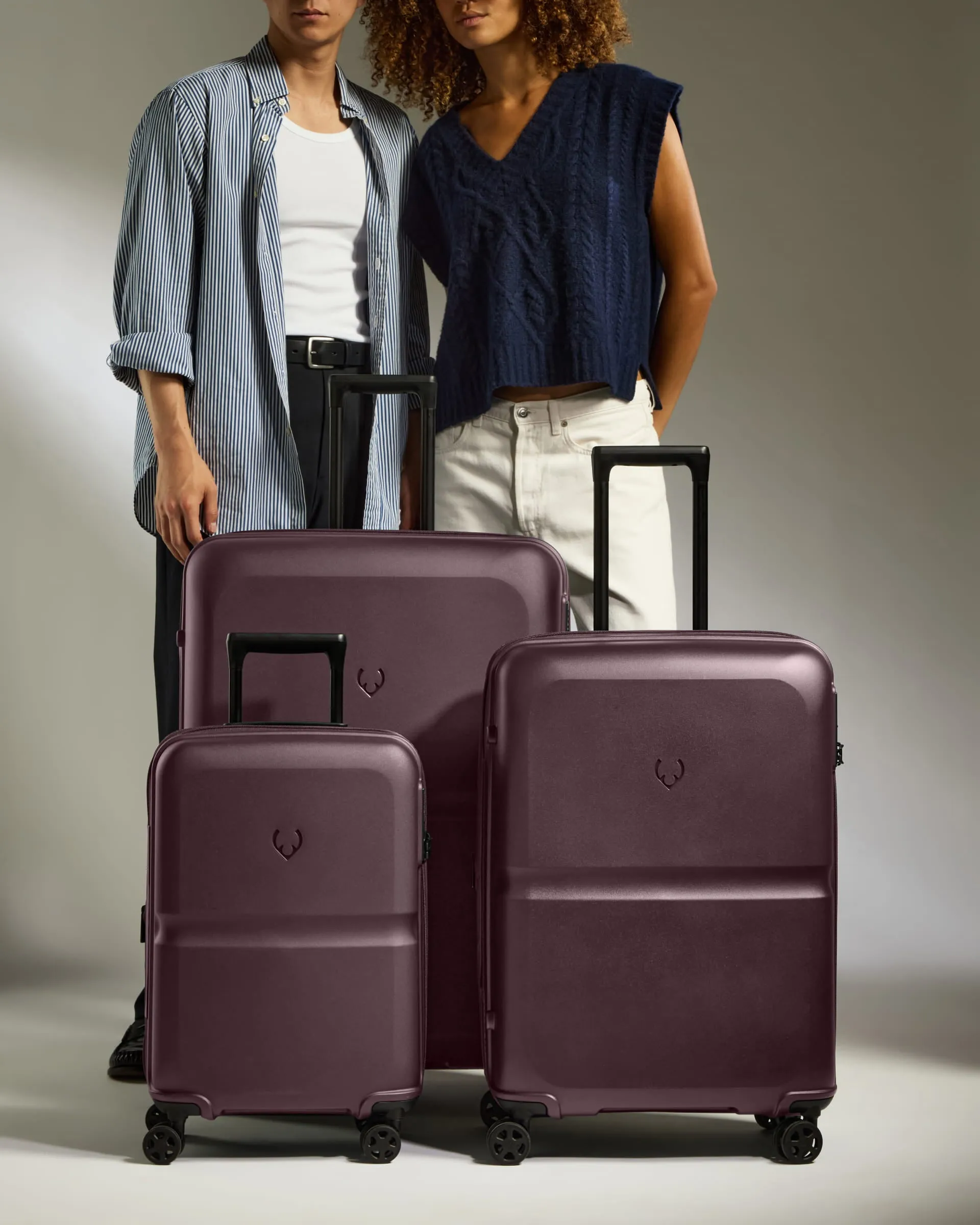 Expandable Carry-on Luggage Set in Lagoon Purple - Single Stripe sold by Antler product image thumbnail 2