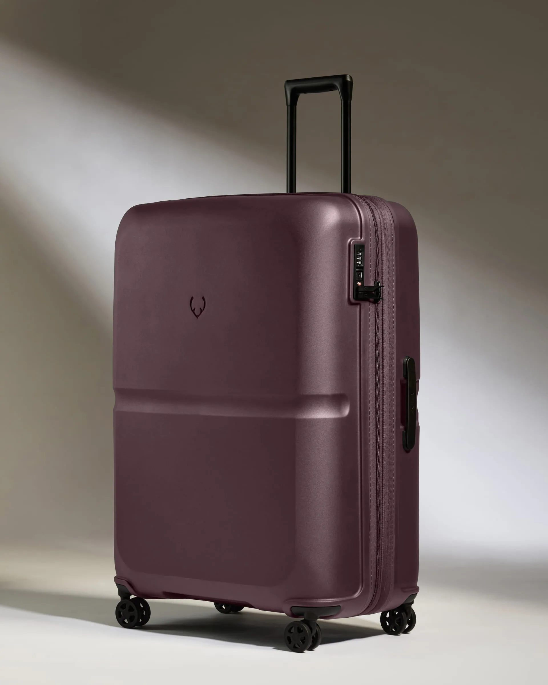 Large Luggage in Lagoon Purple - Single Stripe sold by Antler