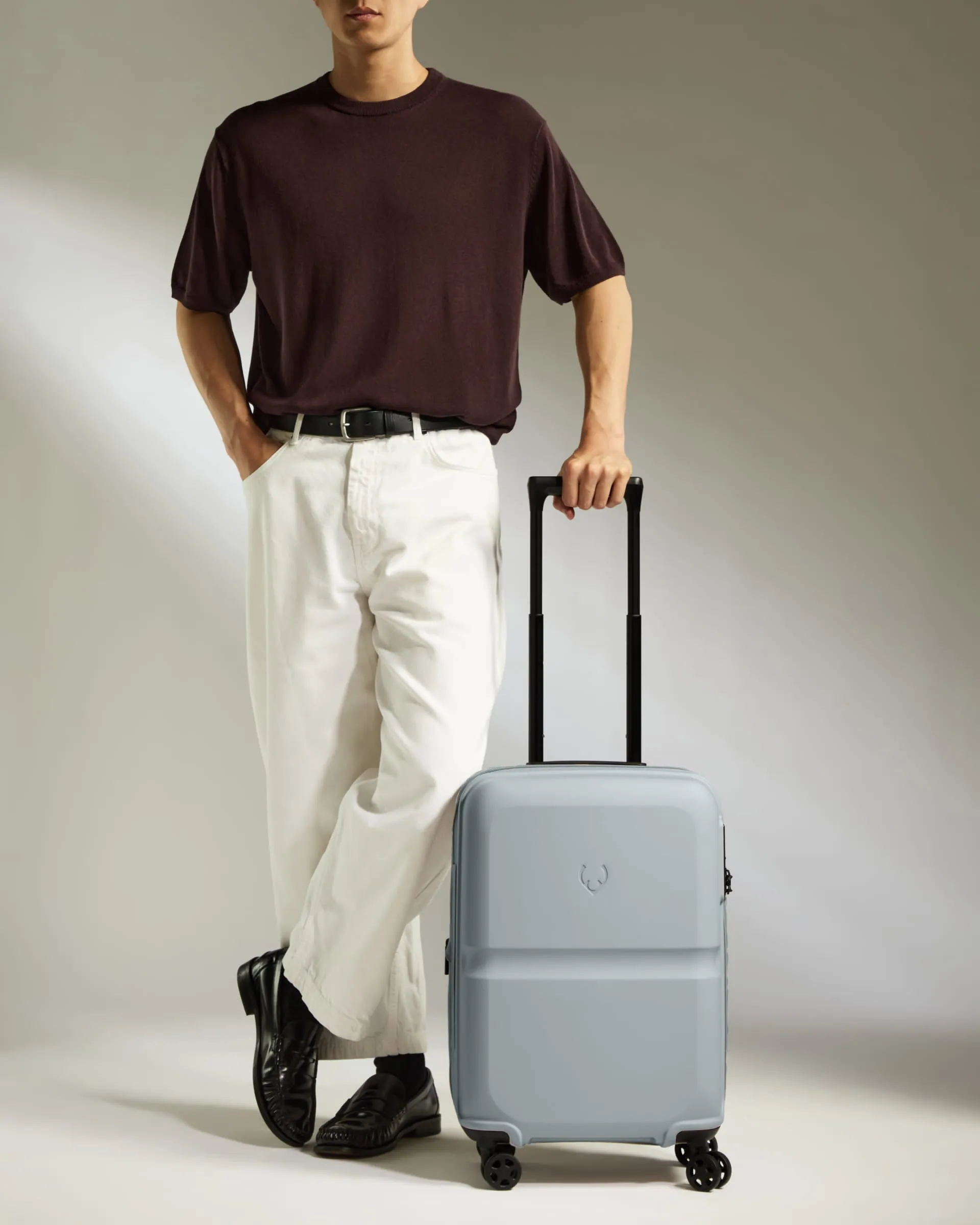 Expandable Carry-on Luggage in Salt Blue - Single Stripe sold by Antler product image thumbnail 3