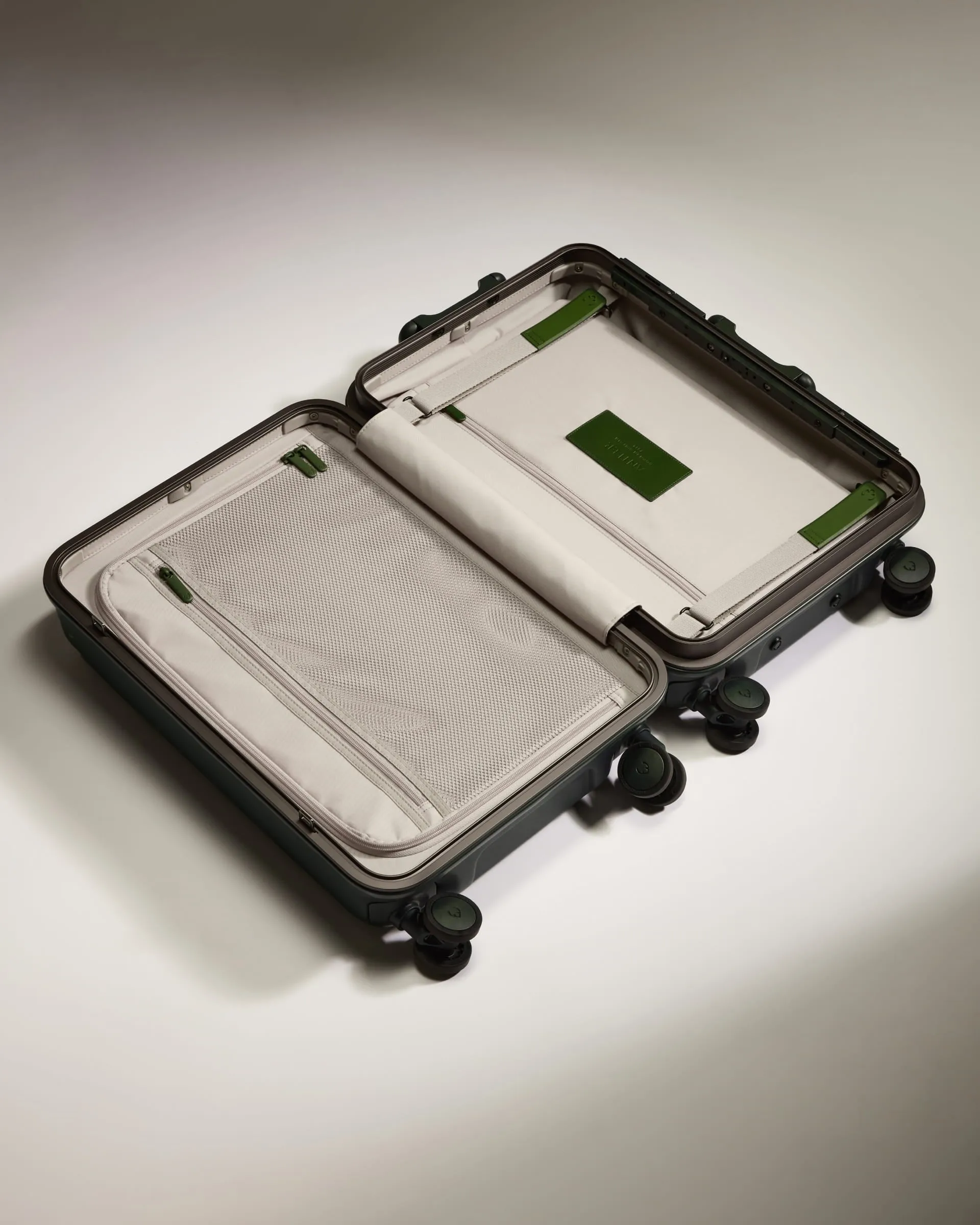 Carry-On Luggage in Dark Forest Green - Heritage Stripe sold by Antler product image thumbnail 3