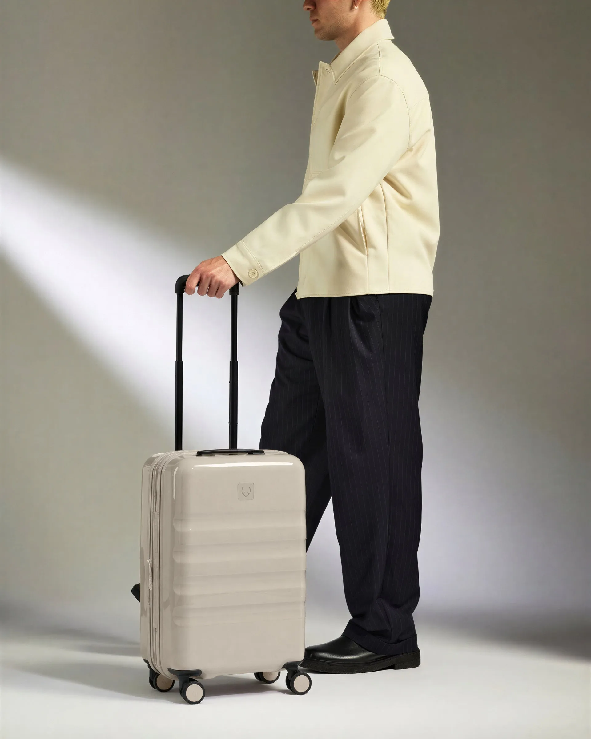 Expandable Carry-on Luggage in Taupe Gloss - Icon Stripe sold by Antler product image thumbnail 3