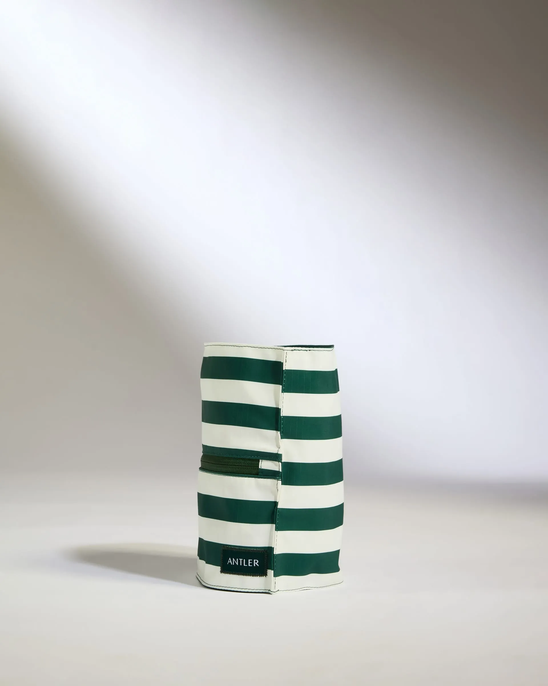 Stripe Poolside Pouch in Green- Summer Capsule sold by Antler product image thumbnail 5