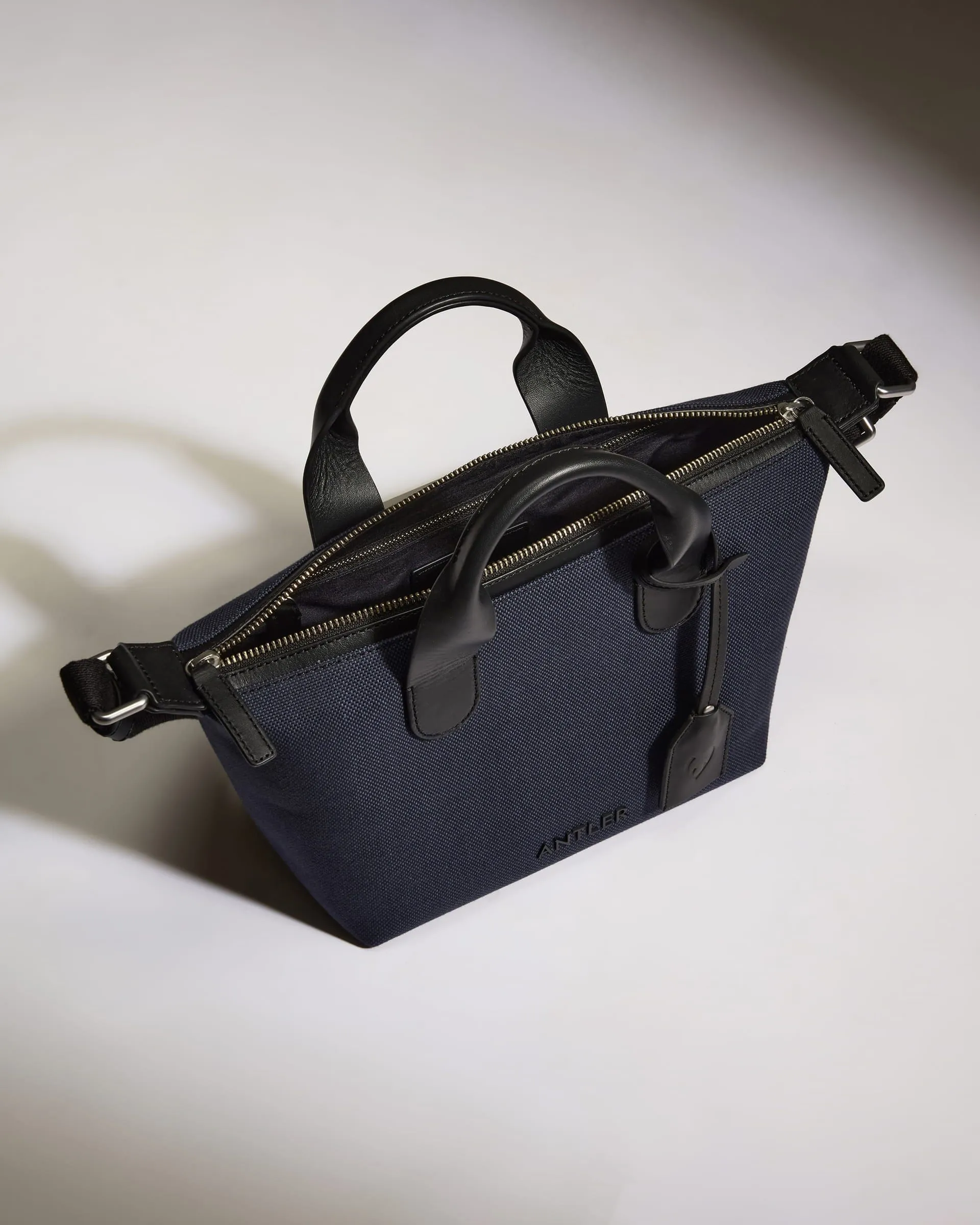 Heritage Mini Crossbody in Navy sold by Antler product image thumbnail 3