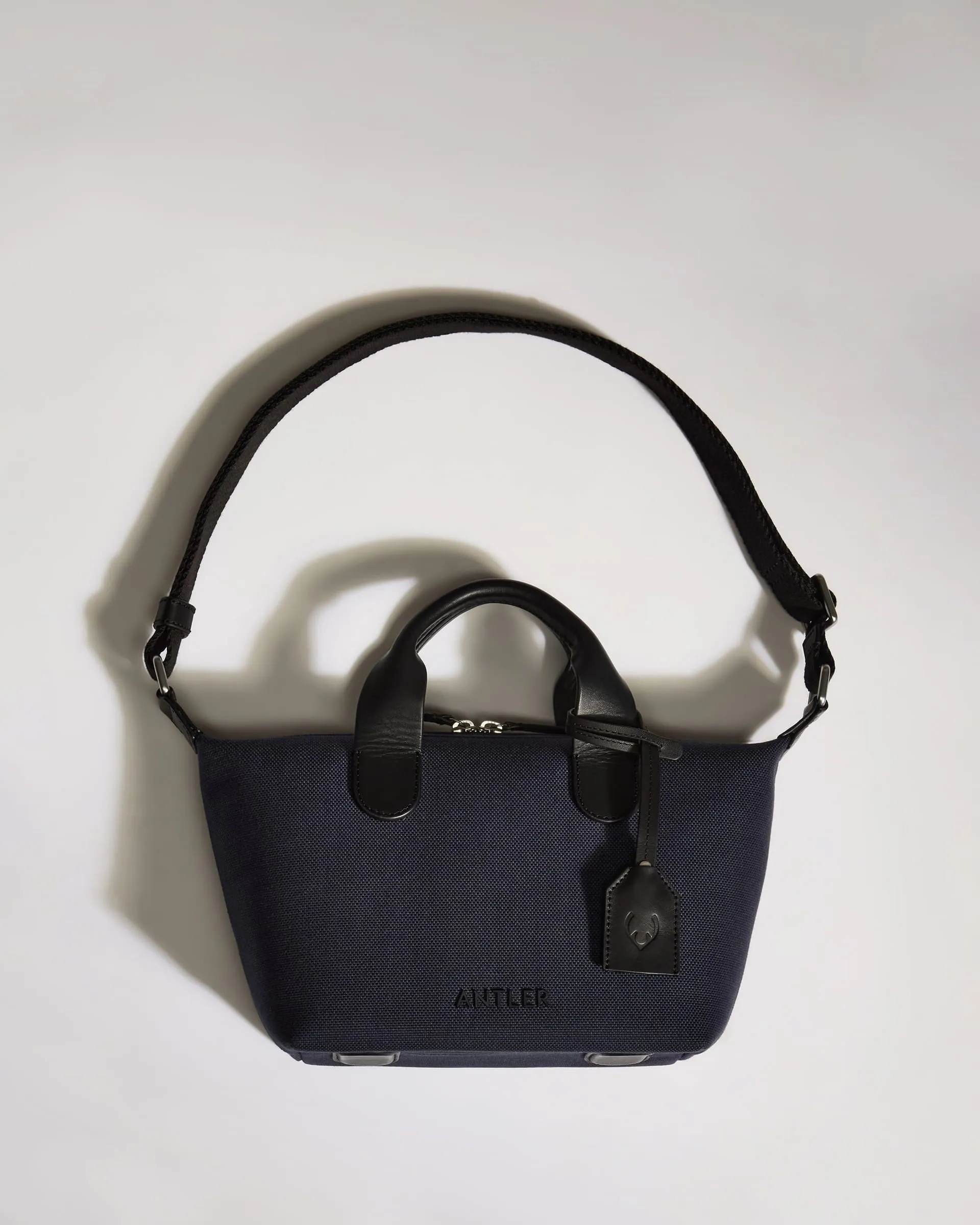 Heritage Mini Crossbody in Navy sold by Antler product image thumbnail 4