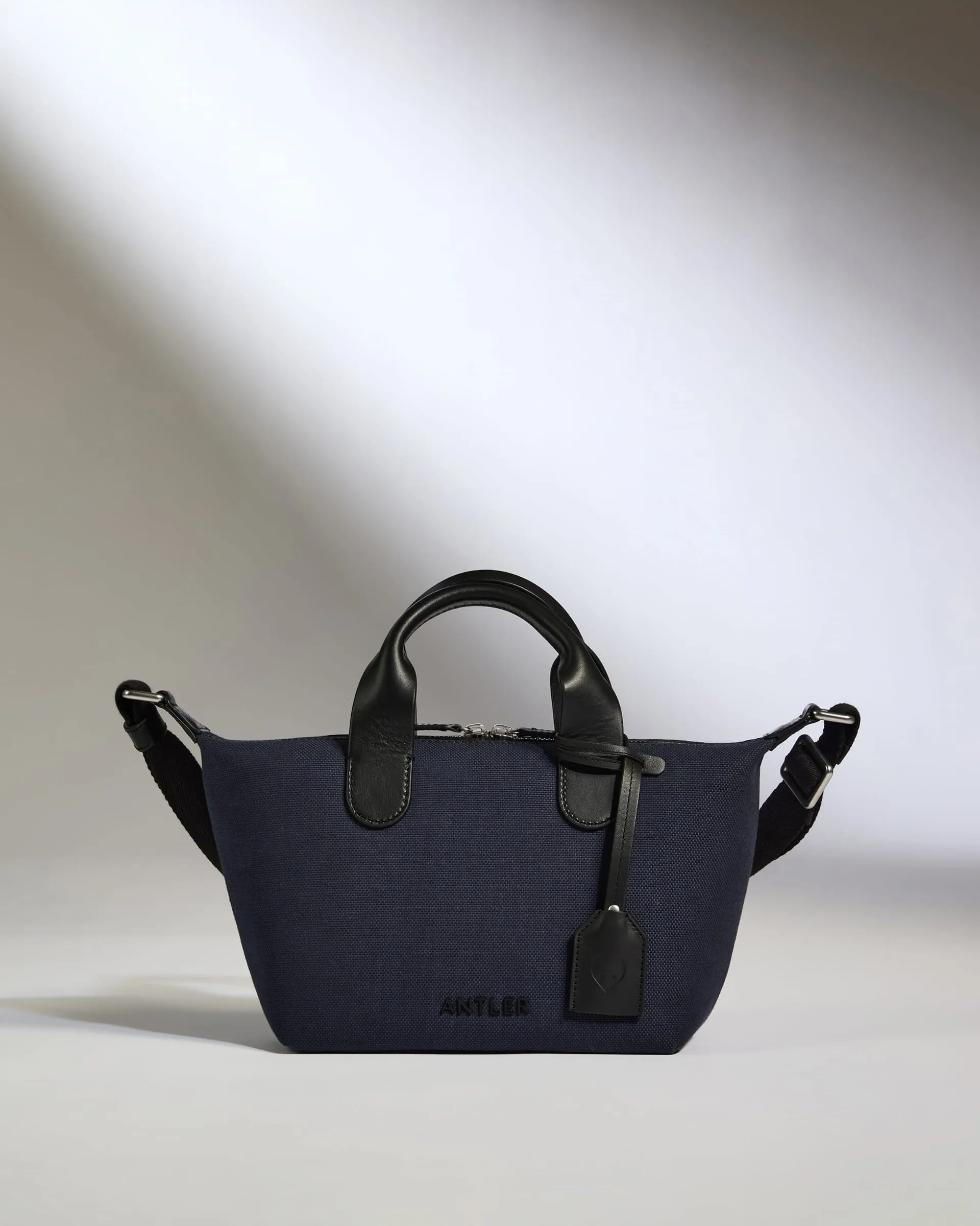 Heritage Mini Crossbody in Navy sold by Antler product image thumbnail 5