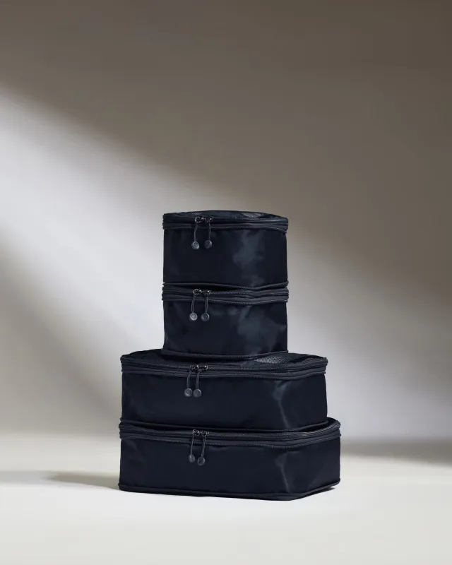 Compression Packing Cubes in Navy Blue - Set of 4 made by Antler