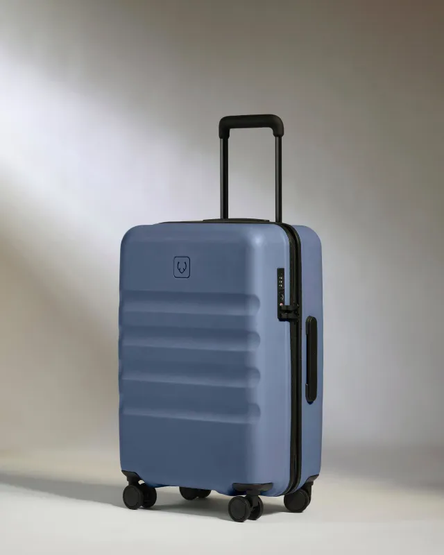 Large Carry-on Luggage in Ocean Blue - Icon Stripe made by Antler