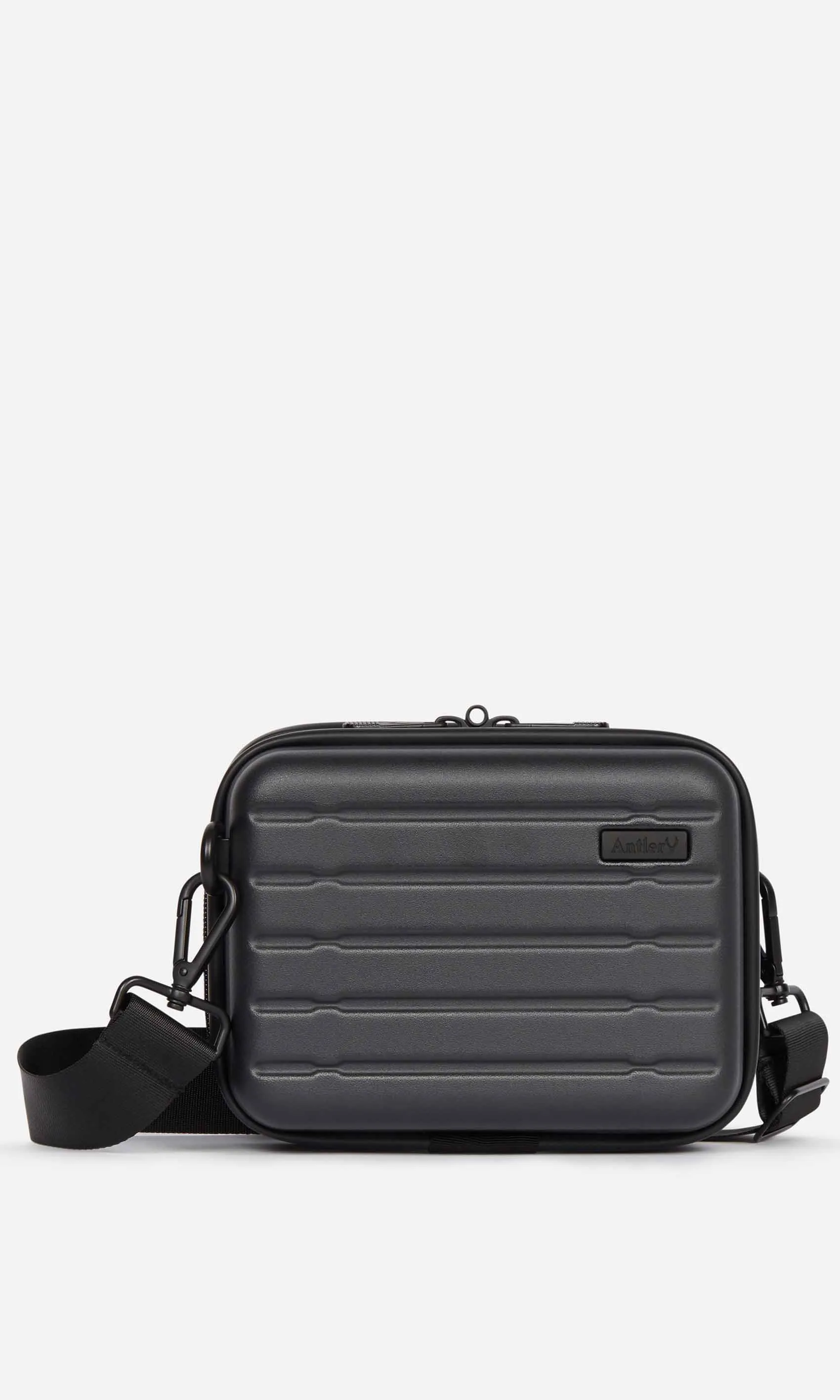 Stamford Mini Crossbody in Black sold by Antler