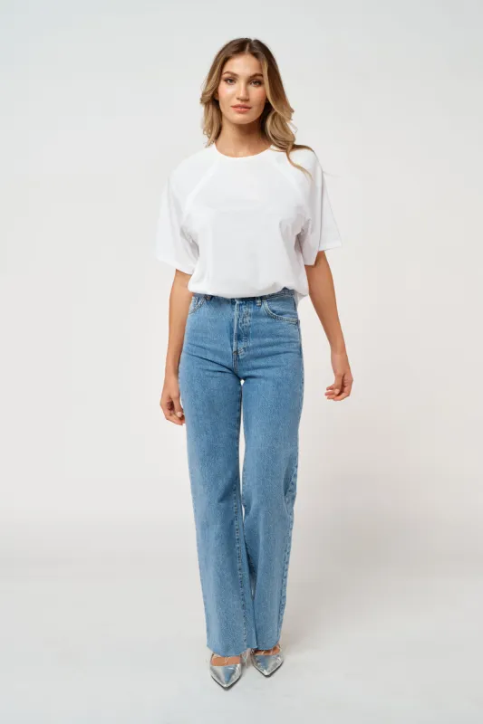 Mère Box-Cut Tee - White sold by Apero Label