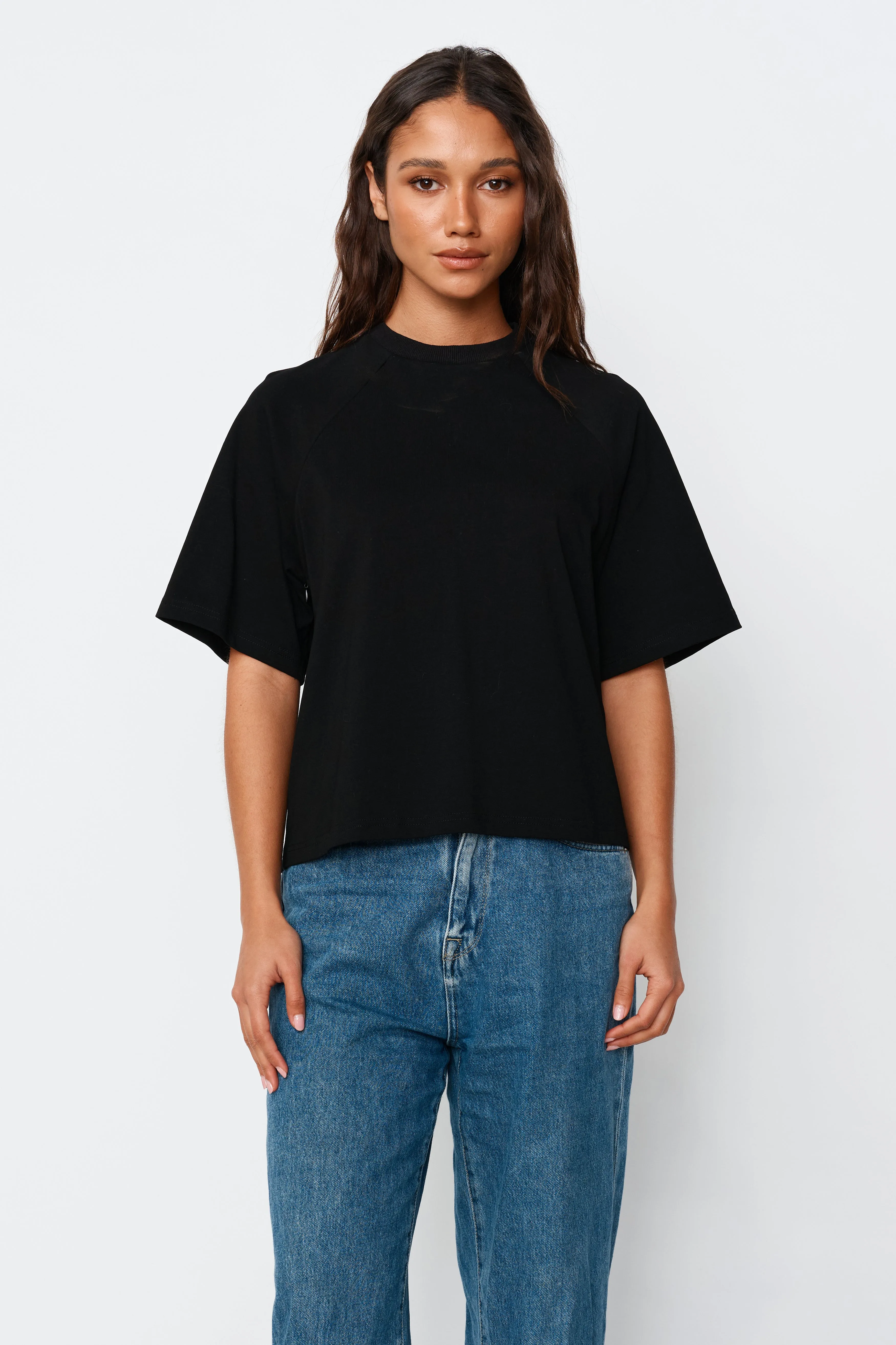 Classique Box-Cut Tee - Black sold by Apero Label product image thumbnail 4