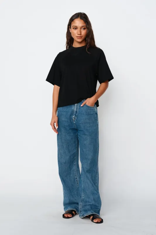 Classique Box-Cut Tee - Black sold by Apero Label