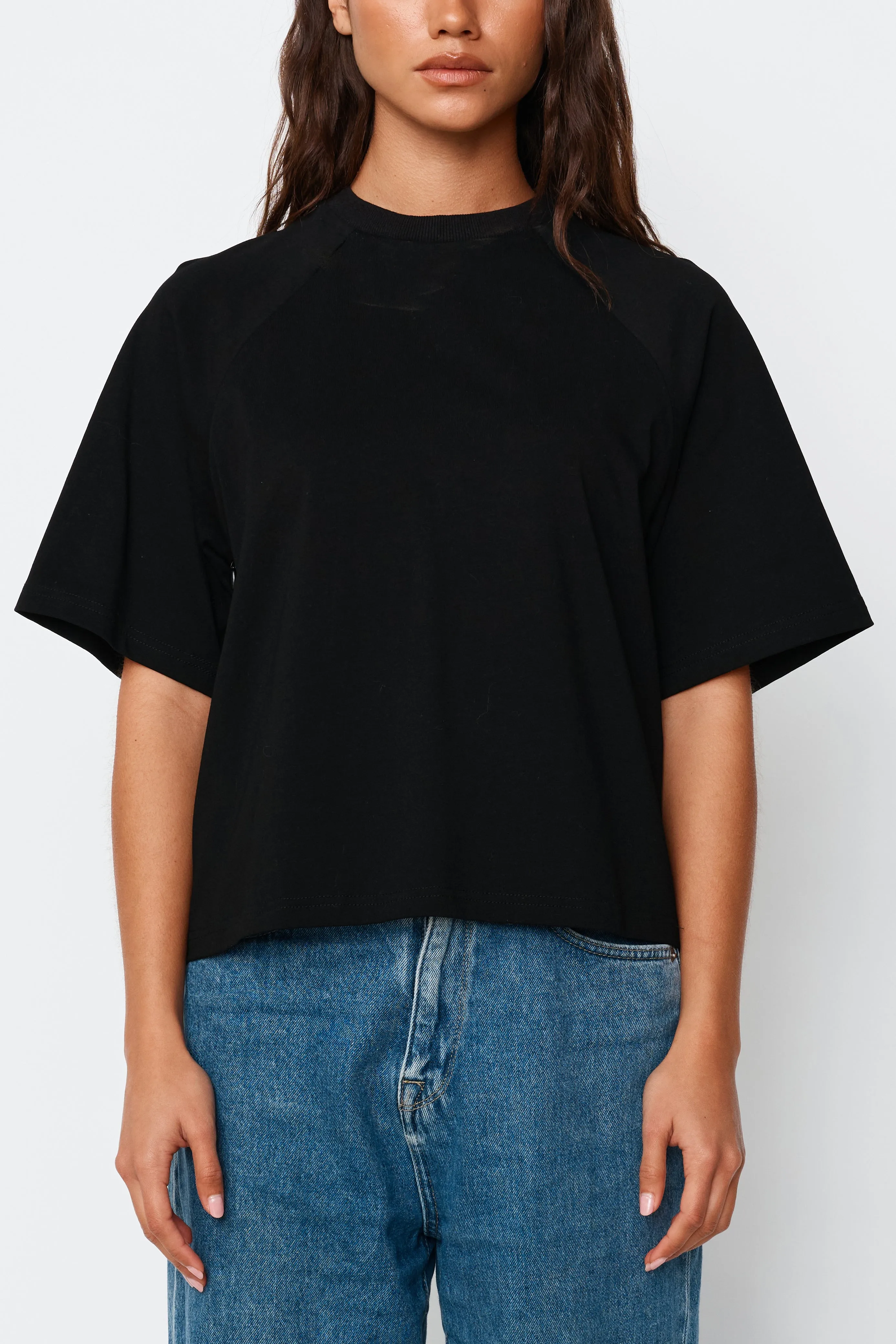 Classique Box-Cut Tee - Black sold by Apero Label product image thumbnail 3