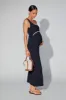 Rowe Knit Scoop Tank Dress - Navy sold by Apero Label