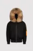 Women's Bomber with Fur in Black sold by Arctic Army