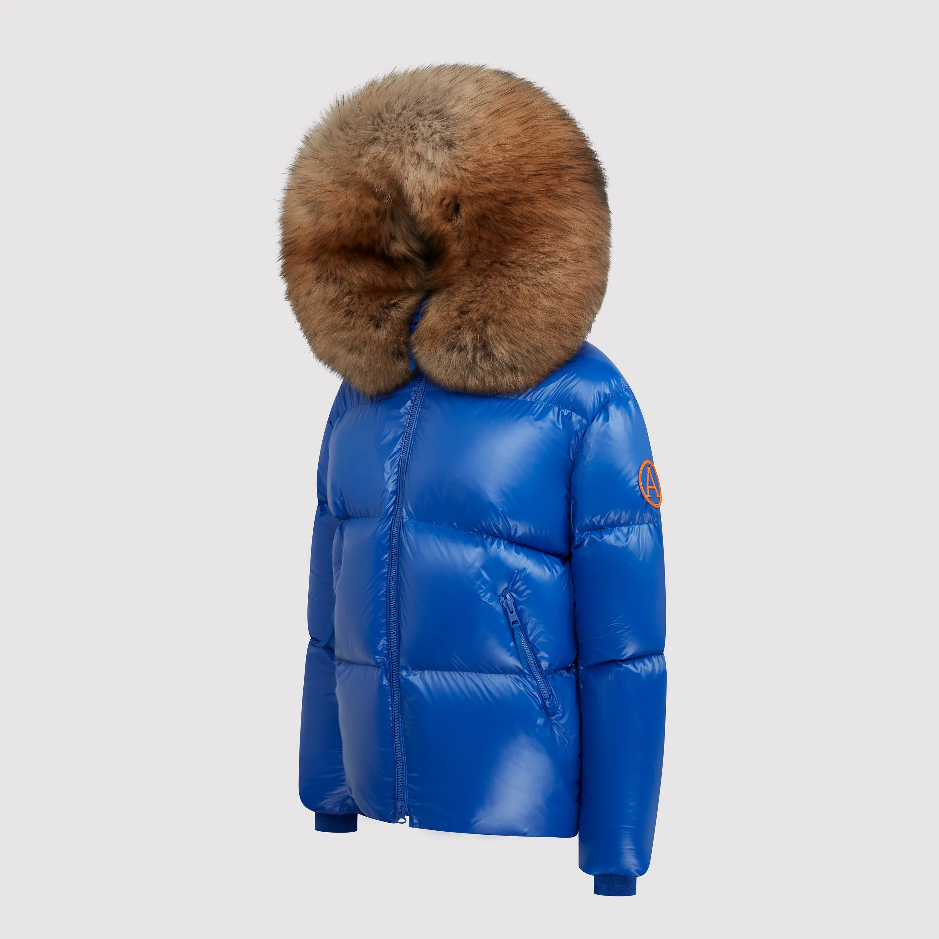 Men's Puffer with Fur in Cobalt Blue sold by Arctic Army product image thumbnail 2
