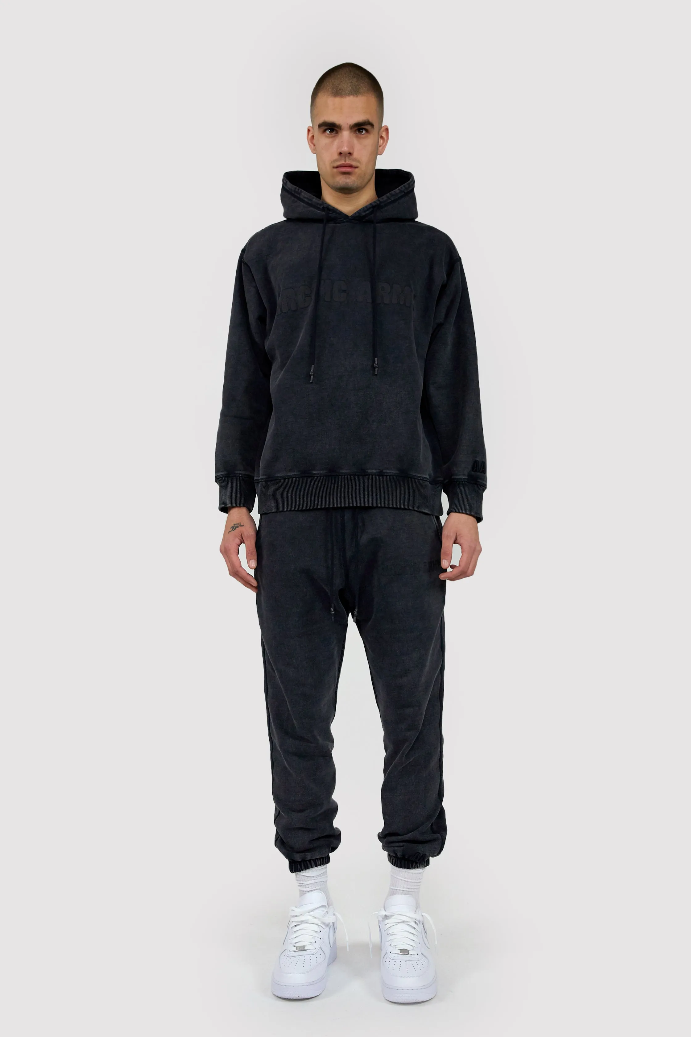 Men's AA Hoodie in Washed Black sold by Arctic Army product image thumbnail 3