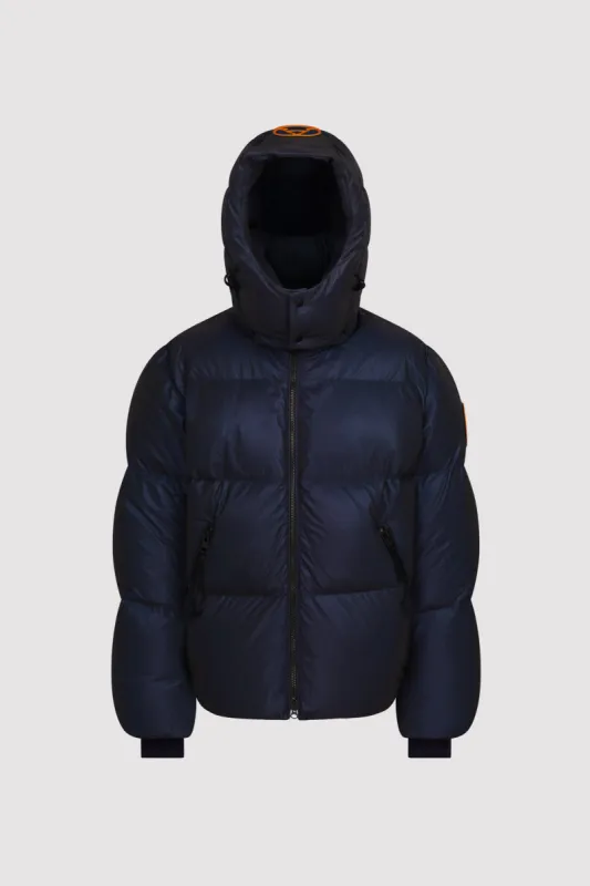 Men's Puffer in Navy Reflective sold by Arctic Army