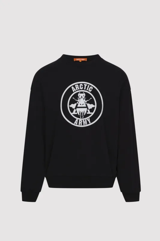 Men's Logo Sweatshirt in Black sold by Arctic Army