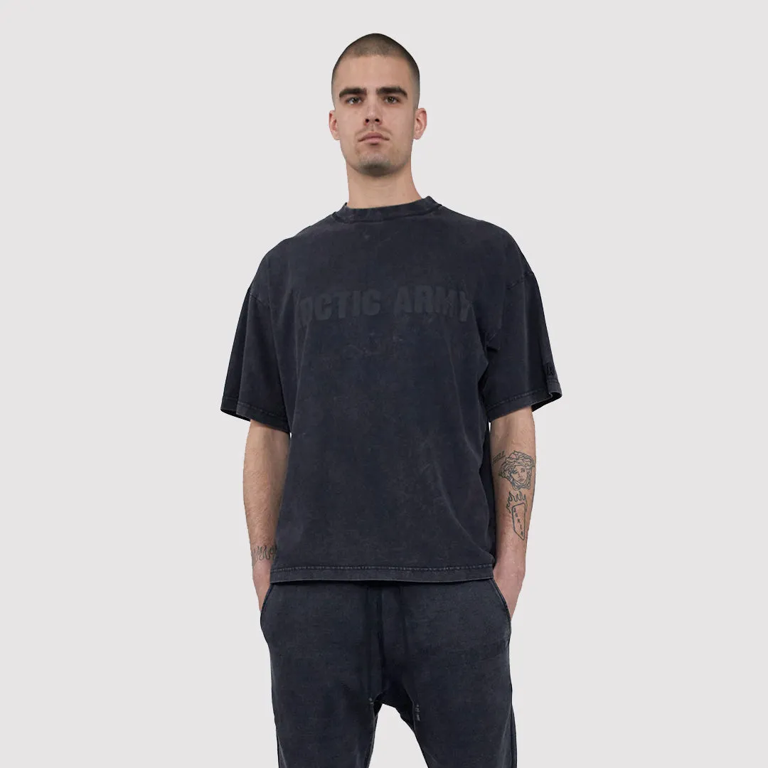 Men's AA T-Shirt in Washed Black sold by Arctic Army product image thumbnail 4