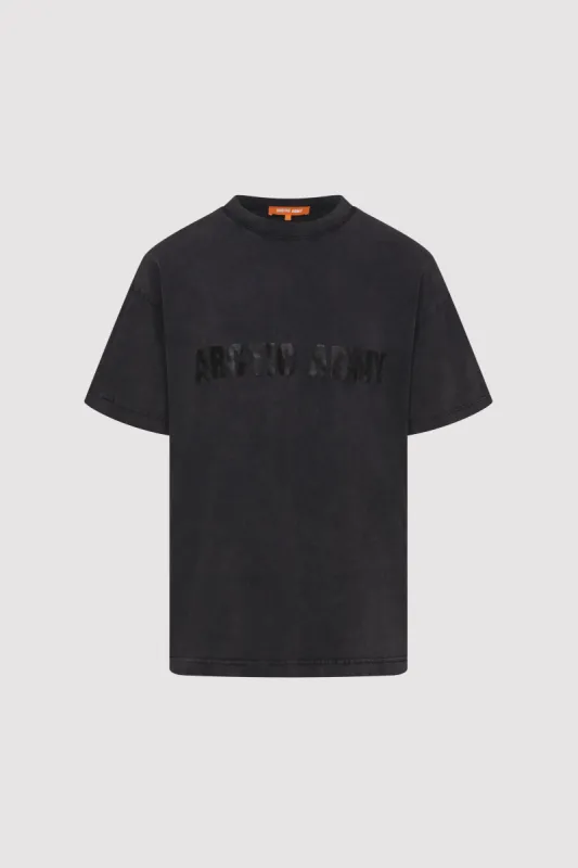 Men's AA T-Shirt in Washed Black sold by Arctic Army
