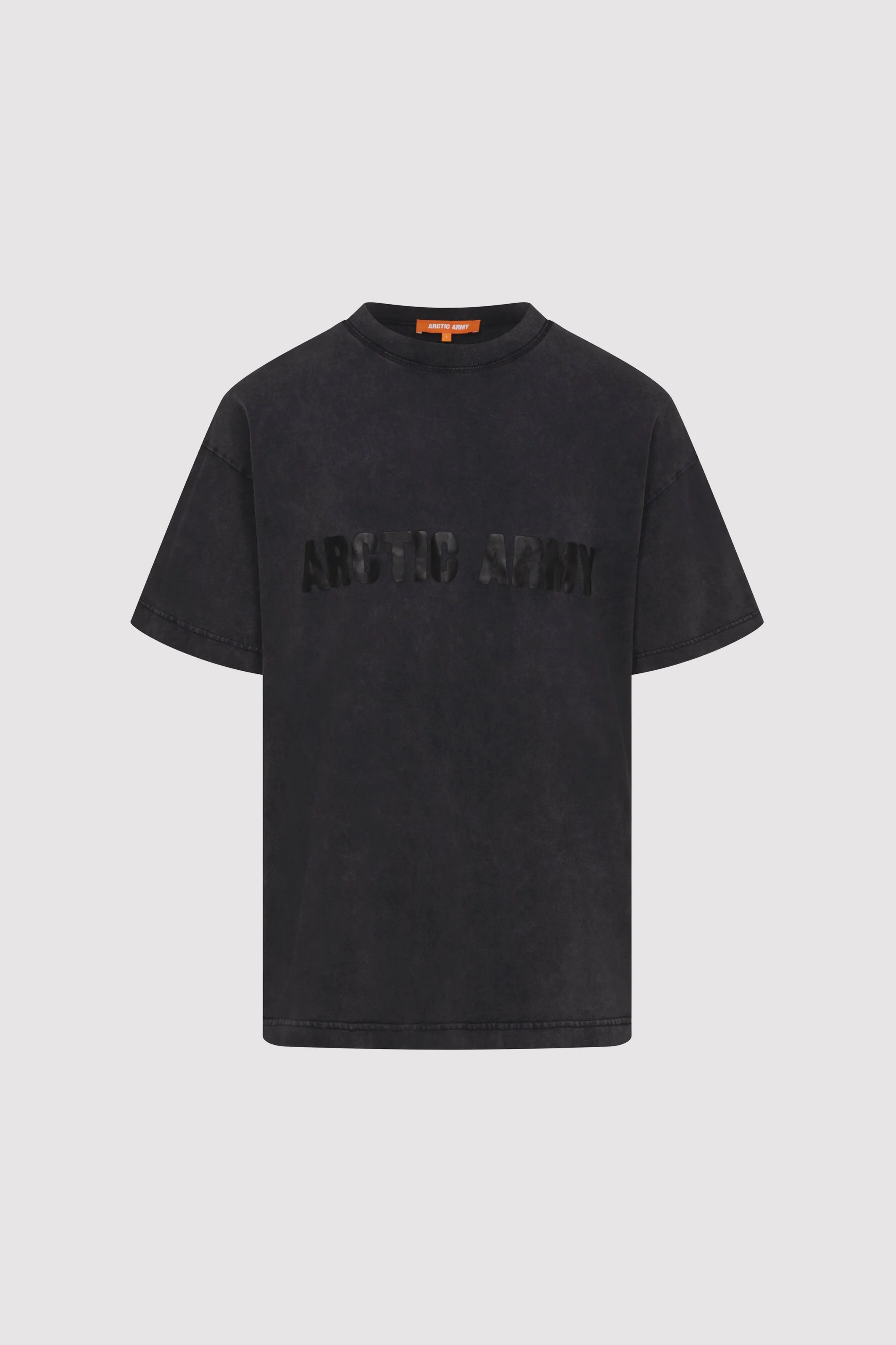 Men's AA T-Shirt in Washed Black sold by Arctic Army