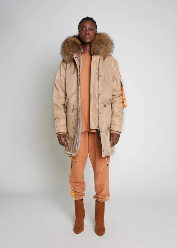 Women's Parka in Sand sold by Arctic Army