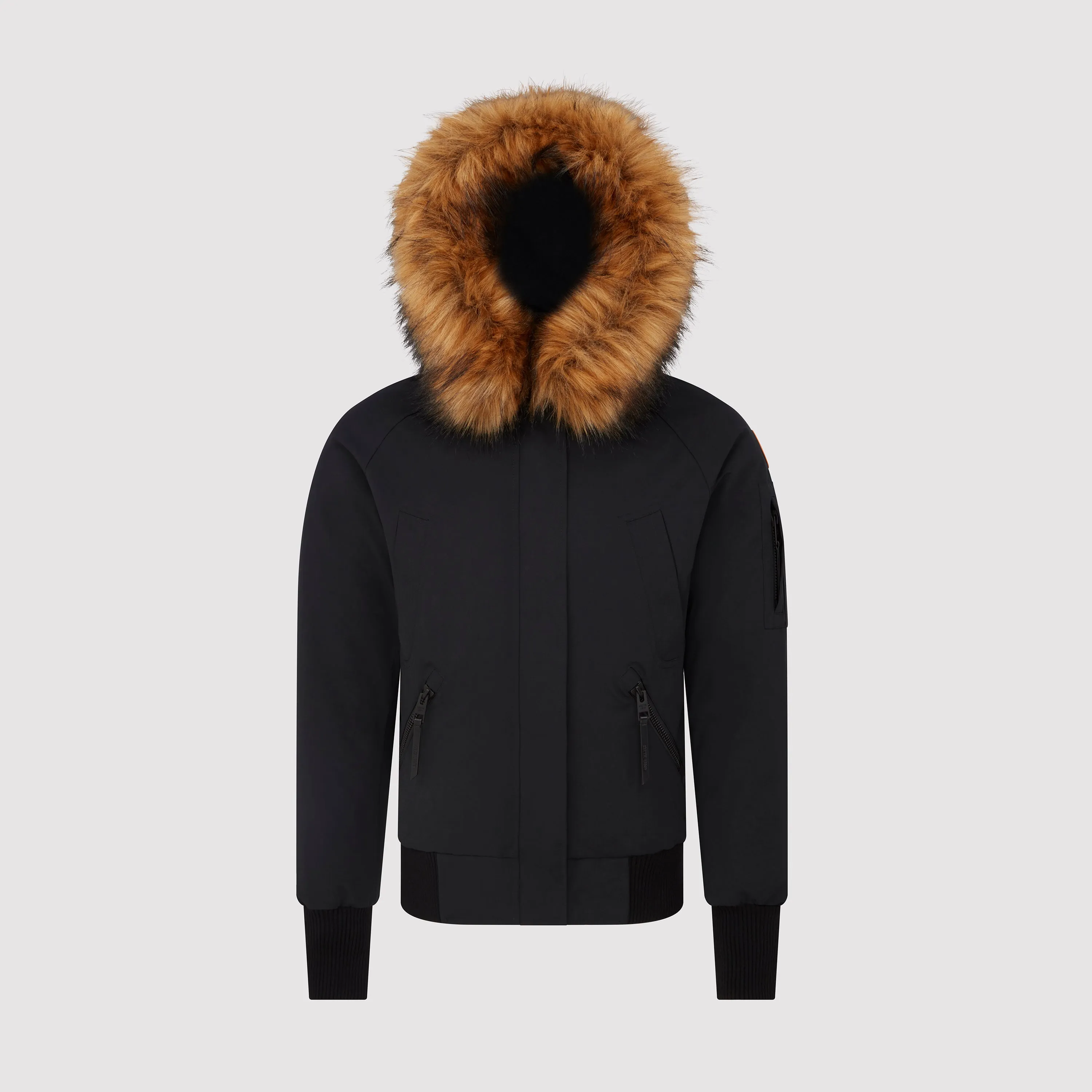 Women's Arctic Bomber Jacket in Black sold by Arctic Army