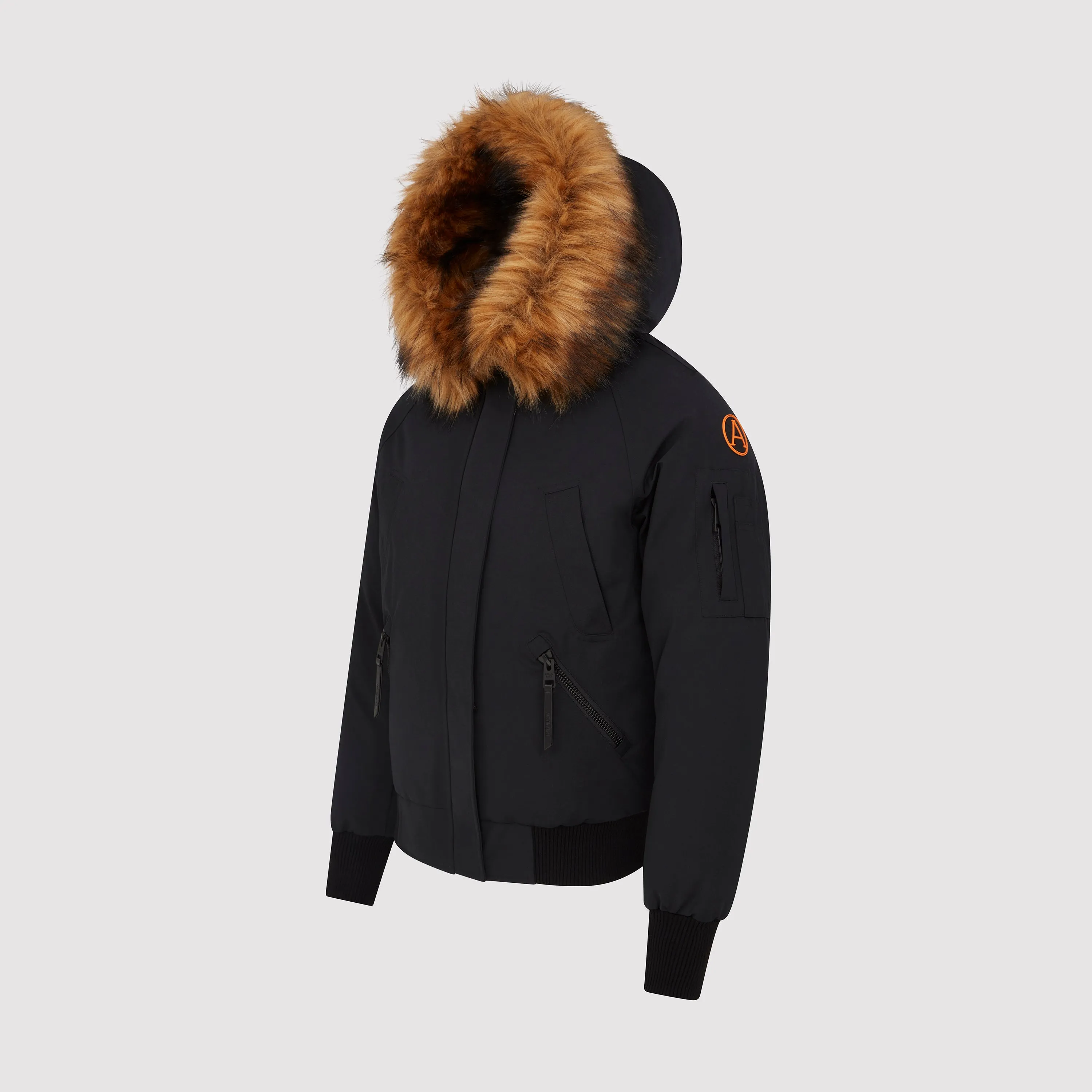 Women's Arctic Bomber Jacket in Black sold by Arctic Army product image thumbnail 2